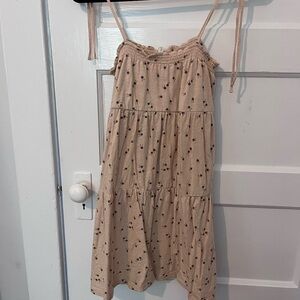 Rylee + Cru Floral dress w tie straps